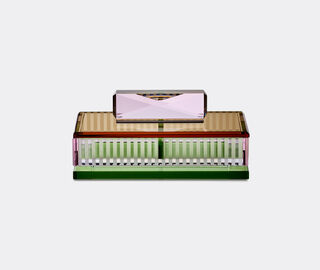 Reflections Copenhagen 'Favored' crystal card box with 2 decks of cards, multicolor MULTICOLOUR REFL24FAV107MUL