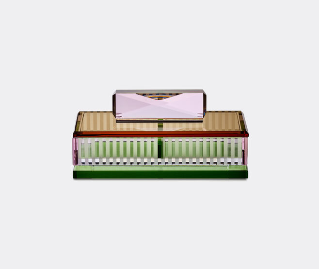 Reflections Copenhagen 'Favored' crystal card box with 2 decks of cards, multicolor MULTICOLOUR REFL24FAV107MUL