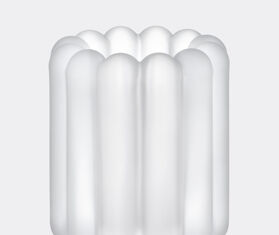 Tom Dixon 'Press' stem vase, medium, frosted WHITE TODI26PRE734WHI