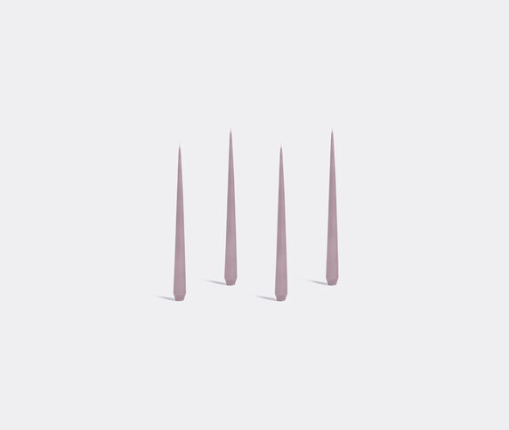 Zaha Hadid Design 'Tapered' candle, set of four, small, mauve MAUVE ZAHA23TAP489PUR