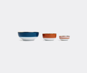 La DoubleJ 'Diamond Dots' nesting bowls, set of three MULTICOLOUR LADJ22NES349MUL