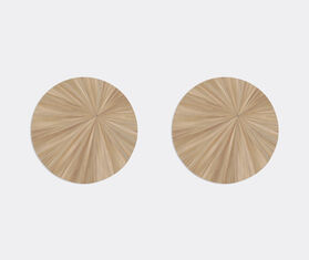HestiaLiving &#39;Soleil&#39; round tablemat, set of two, fawn MULTICOLOUR HELI25SOL627BEI