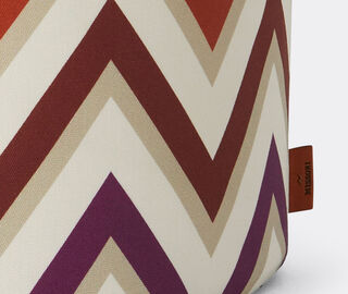 Missoni 'Watamu' cylindrical pouf, red multicolor MULTICOLOUR MIHO25WAT171RED