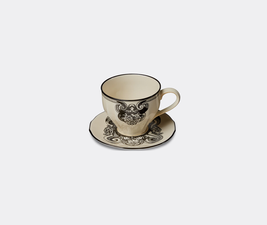 Shop Gucci Tea And Coffee Vintage Ivory Uni