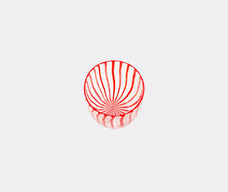 Aquazzura Casa 'Capri Stripe' tumbler, set of two, red RED AQUA23CAP370RED