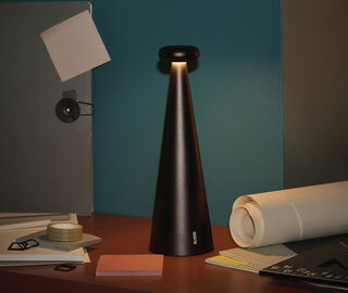 Alessi 'Bedin' table lamp, brown BROWN ALES25BED880BRW