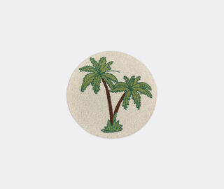 Les-Ottomans 'Palm' tree placemat, set of two MULTICOLOUR OTTO23PLA460MUL