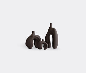 101 Copenhagen 'Ni' vase, extra small, chocolate brown BROWN COPH26NIV466BRW