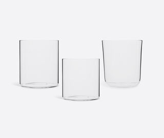 Ichendorf Milano 'Cilindro' wine glass, set of four TRANSPARENT ICMI17CIL402TRA