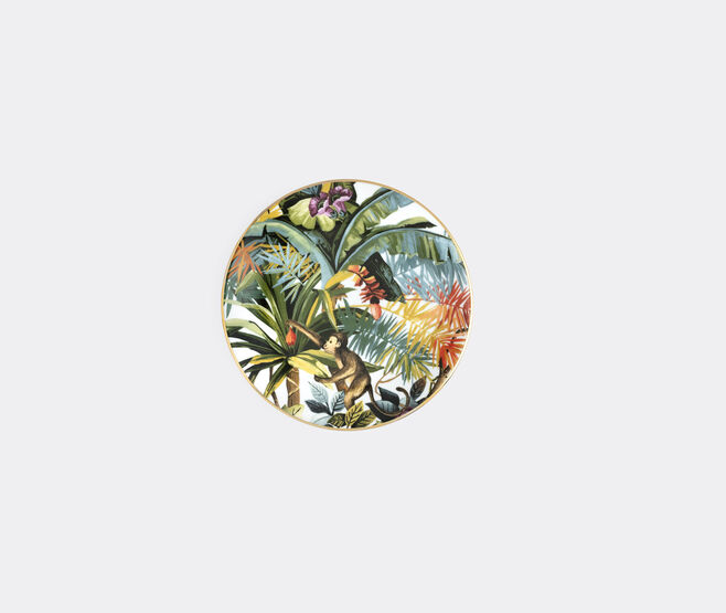 Simone Guidarelli Home 'Jungle' dessert plate, multicolor MULTICOLOUR SIMO26JUN454MUL