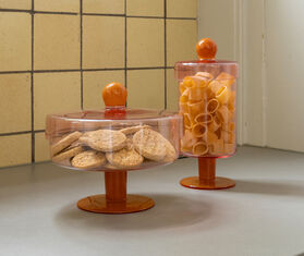 &amp;k Amsterdam 'Duo' jar, tall, pink multicolor PINK AMST25JAR736PIN