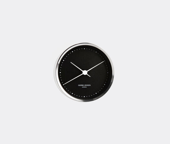 Georg Jensen Hk Clock Steel 10Cm Black ${masterID} 2