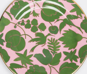 La DoubleJ &#39;Wildbird&#39; dessert plates, set of two, pink MULTICOLOUR LADJ19WIL604PIN