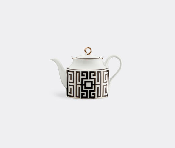 Ginori 1735 'Labirinto' teapot, black  RIGI20LAB837BLK