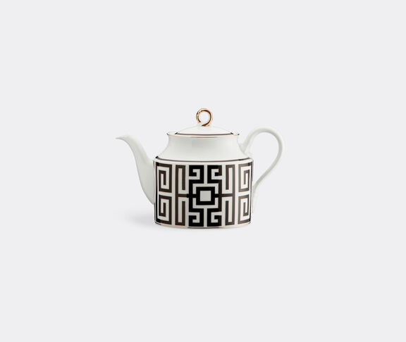 Ginori 1735 Labirinto Teapot With Cover For 6 Lt 0,90 Oz. 30 1/2 Impero Shape Black ${masterID} 2