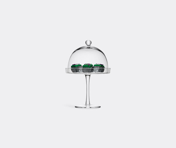 LSA International 'Vienna' cake stand and cover Clear LSAI20VIE138TRA