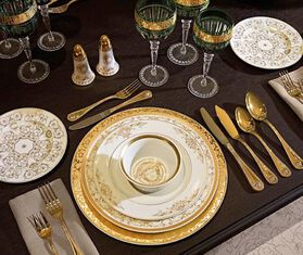 Rosenthal &#39;Medusa Gala&#39; plate MULTICOLOUR ROSE21MED968WHI