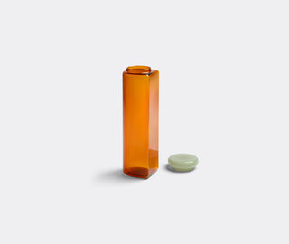 &amp;k Amsterdam 'Hobs' jar, amber and pistachio MULTICOLOUR AMST26JAR034MUL