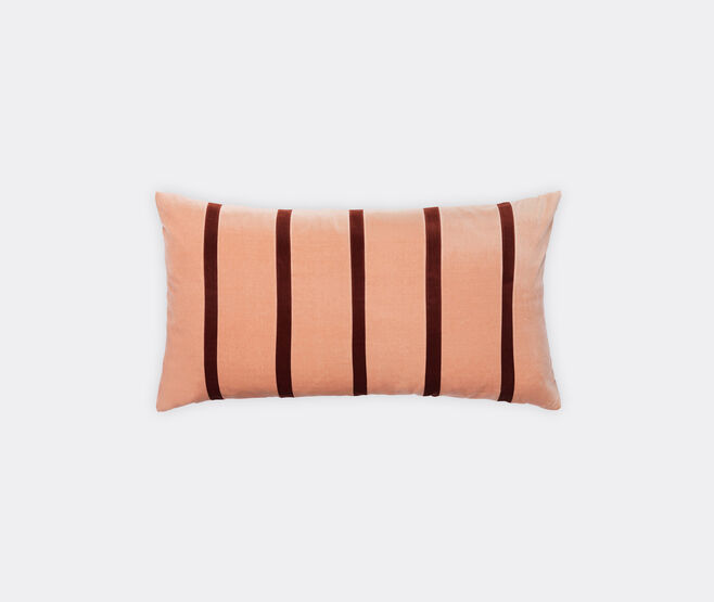 Christina Lundsteen 'Pippa' cushion, pale rose and wine MULTICOLOUR CHLU25PIP539MUL