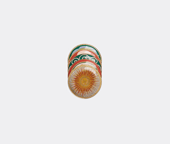 La DoubleJ 'Cortile Mini' mini plate, set of five MULTICOLOUR LADJ23MIN007MUL