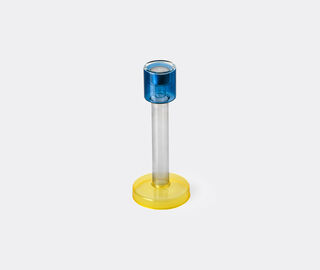 &amp;k Amsterdam 'Bole' candleholder, large, blue and yellow MULTICOLOUR AMST25BOL064MUL