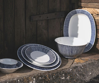 Sargadelos 'Ladeira' dessert plate, set of six MULTICOLOUR SARG21SET498BLU