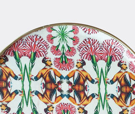 Les-Ottomans Patch NYC tray, pink and green MULTICOLOUR OTTO20PAT443MUL