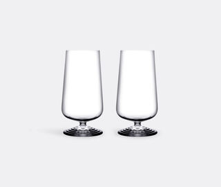 Nude 'Splash' highball glasses, set of two, clear TRANSPARENT NUDE26SPL244TRA
