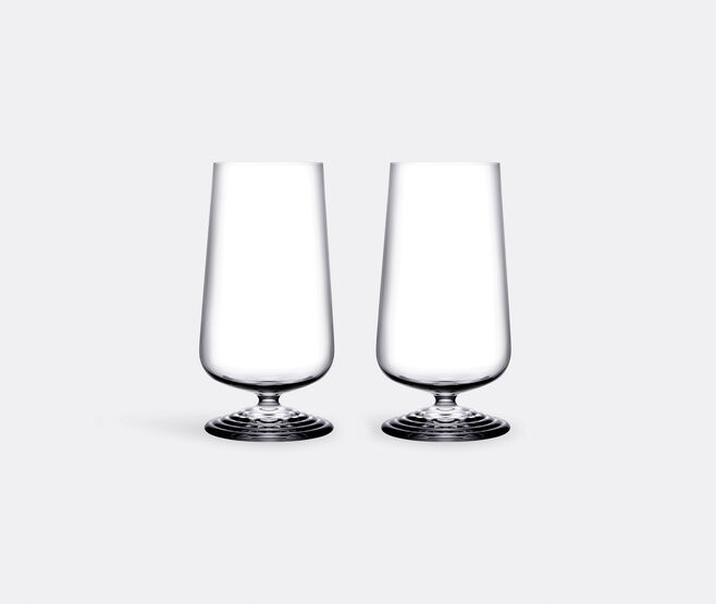 Nude 'Splash' highball glasses, set of two, clear TRANSPARENT NUDE26SPL244TRA