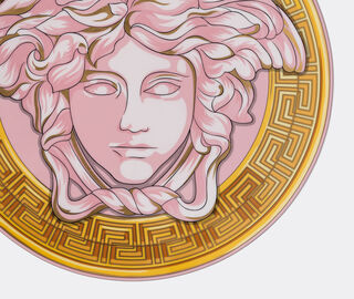 Rosenthal 'Medusa Amplified' service plate, pink coin MULTICOLOUR ROSE22MED113PIN