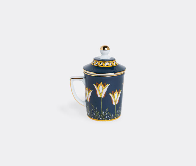 La DoubleJ 'Tyrrhenian Tulips' mug MULTICOLOUR LADJ23MUG857MUL