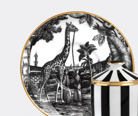 Simone Guidarelli Home 'Sunset Safari' lidded espresso cup and saucer, black and white MULTICOLOUR SIMO26SOU969MUL