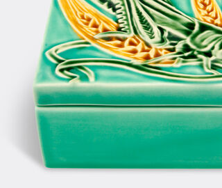 Bordallo Pinheiro 'Azulejo Box' grasshopper MULTICOLOUR BOPI22AZU264MUL