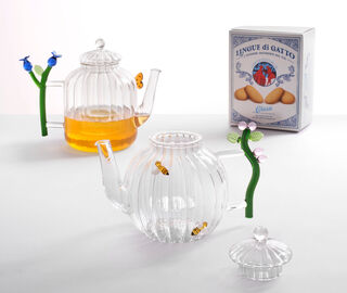 Ichendorf Milano 'Botanica' teapot, optic blue MULTICOLOUR ICMI23BOT960MUL