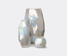 POLSPOTTEN 'Graphic Luster' vase, white WHITE POLS22VAS231WHI