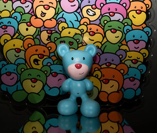 Seletti 'Blue Bear' sculpture, blue BLUE SELE25RES332BLU
