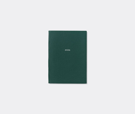 Smythson Pastegrain 2026 Soho Weekly Diary With Pocket Forest Green undefined ${masterID} 2