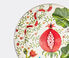 La DoubleJ 'Pomegranate' dessert plate, set of two Multicolor LADJ22DES991MUL