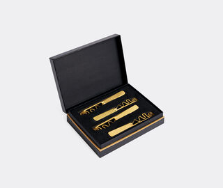 L'Objet 'Spirale' spreader, set of four, gold GOLD LOBJ25SPI069GOL