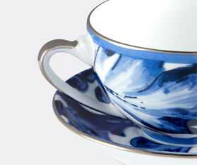 Dolce&amp;Gabbana Casa 'Blu Mediterraneo' teacup and saucer MULTICOLOUR DGCA22POR962MUL