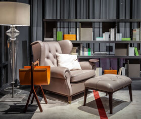 Poltrona Frau '2019' armchair GREY POFR20ARM000GRY