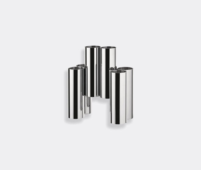 Alessi 'Canale' cutlery holder, steel SILVER ALES25CAN764SIL