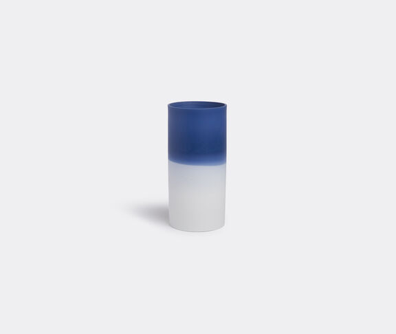 Meyers & F&uuml;gmann 'Duotone' vase small, white and blue undefined ${masterID} 2