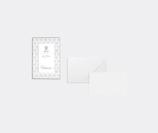 Pineider 'Vaticano' card set, set of 10 WHITE PINE20CAR641WHI