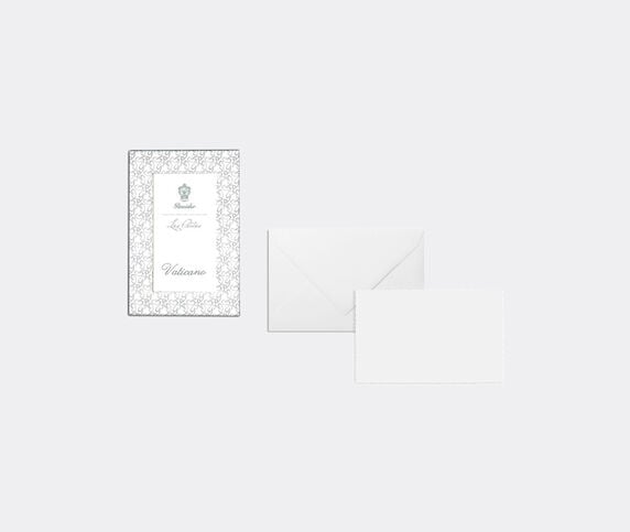 Pineider 'Vaticano' card set, set of 10 White PINE20CAR641WHI