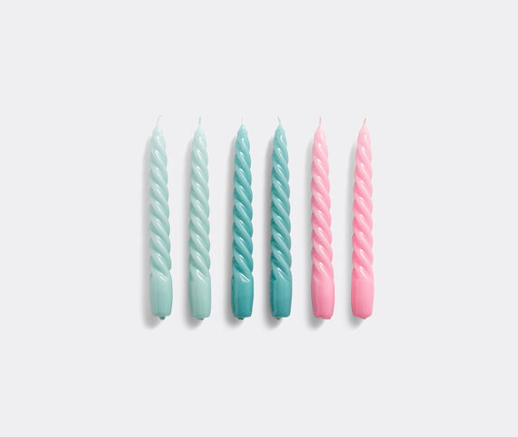 Hay 'Candle Twist', set of six, pink Arctic blue, teal, pink HAY121CAN450MUL