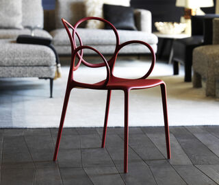 Driade 'Sissi' armchair, bordeaux BURGUNDY DRIA25SIS174RED