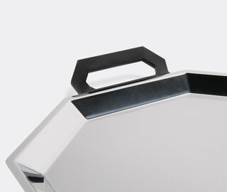 Alessi 'Ottagonale' tray SILVER ALES15TRA246SIL