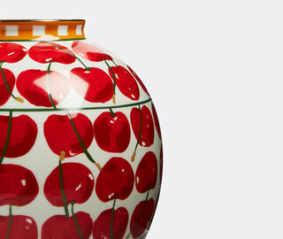 La DoubleJ 'Cherries Avorio' bubble vase IVORY LADJ22BUB826MUL