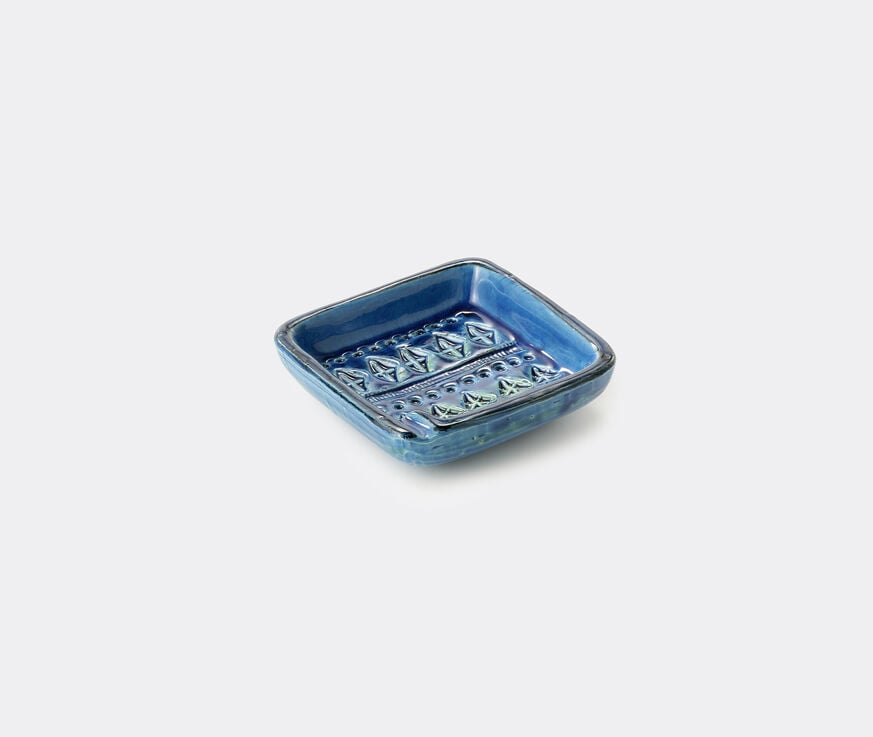 Bitossi Ceramiche 'Rimini Blu' ashtray, squared  BICE20POS411BLU